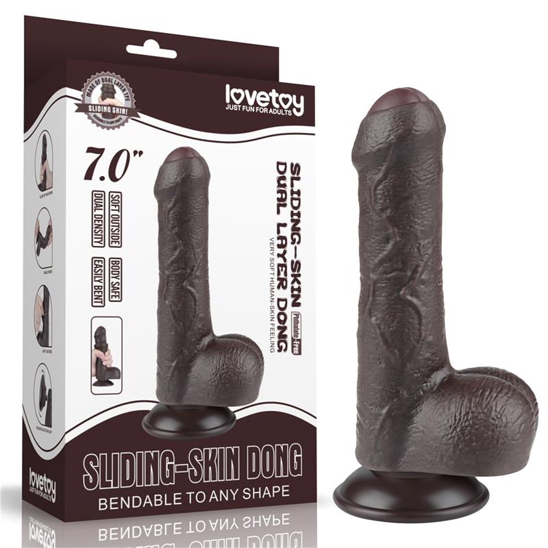 Sliding Skin Dual Layer Dildo 7