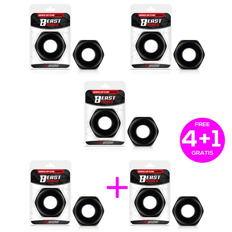 Pack 41 Penis Ring Nut Liquid Silicone 25 mm