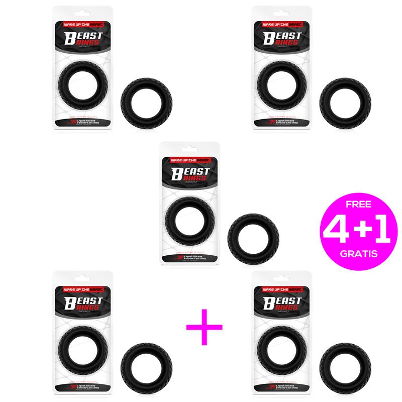 Pack 41 Penis Ring Turbine Liquid Silicone 30 mm