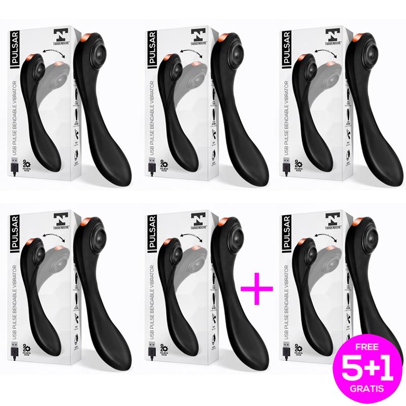 Pack 51 Pulsar ARTICULATED SKELETON VIBRATOR SILICONE