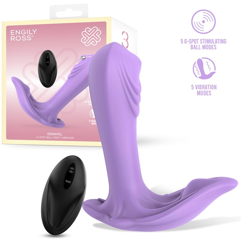 Donnyel Panty Vibrator with G Spot Ball and Remote Control