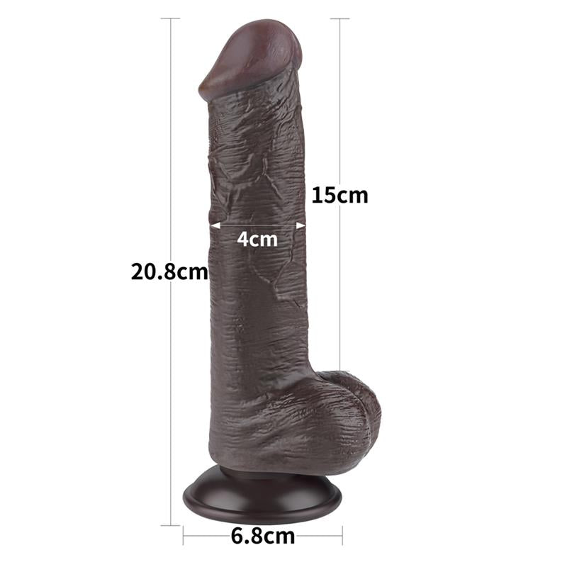 Sliding Skin Dual Layer Dildo 8