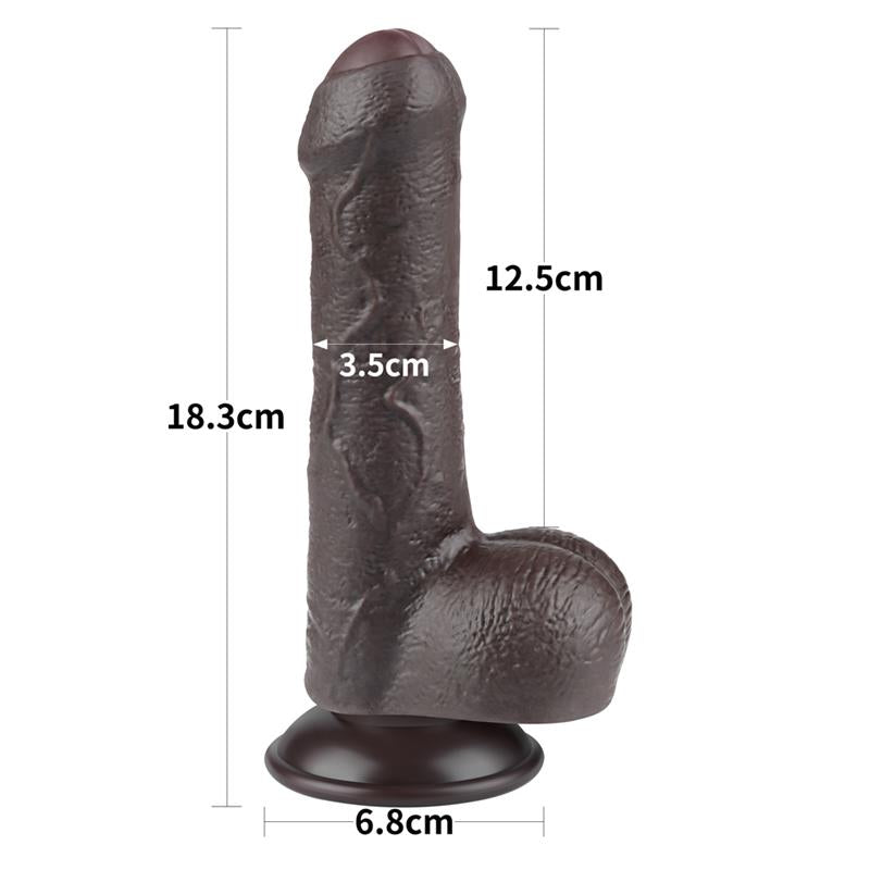 Sliding Skin Dual Layer Dildo 7