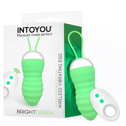 Brightgreen Vibrating Egg Remote Control USB Silicone