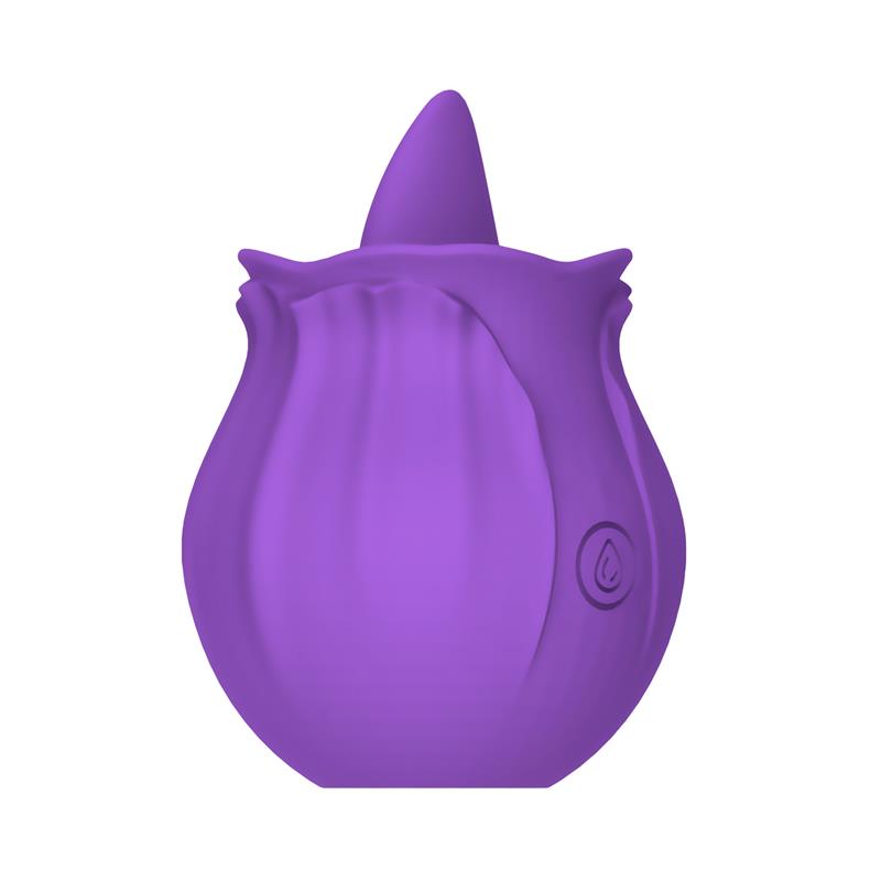 Purplerose Tongue Licking Vibrator USB Charge Dock Silicone