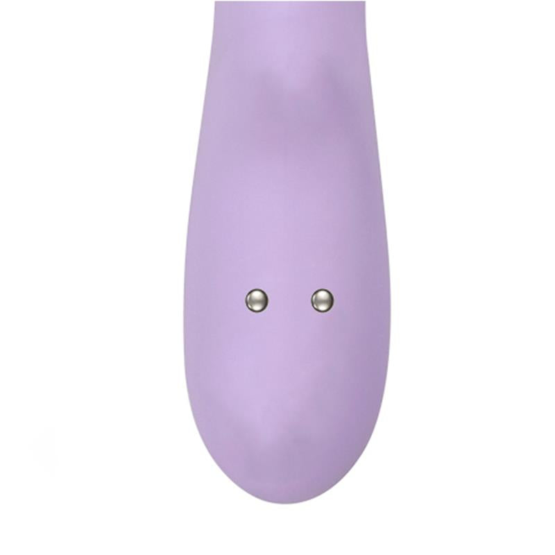 Brightpurple Vibe y Rotator Double Motor 360º USB Silicone