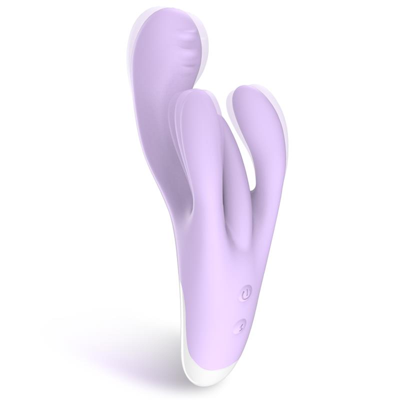 Brightlilac Vibe Triple Motor Ergonomic USB Silicone