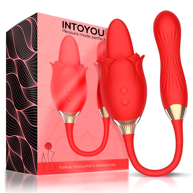 Clitoris Stimulator with Vibrating Tongue and Swinging Oscillating Movement