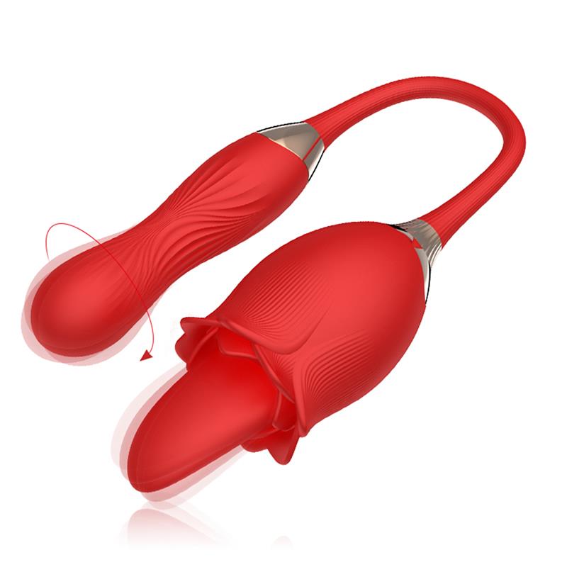 Clitoris Stimulator with Vibrating Tongue and Swinging Oscillating Movement