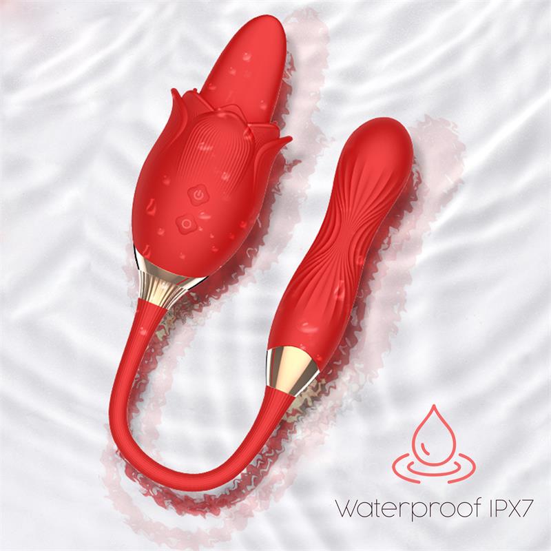 Clitoris Stimulator with Vibrating Tongue and Swinging Oscillating Movement