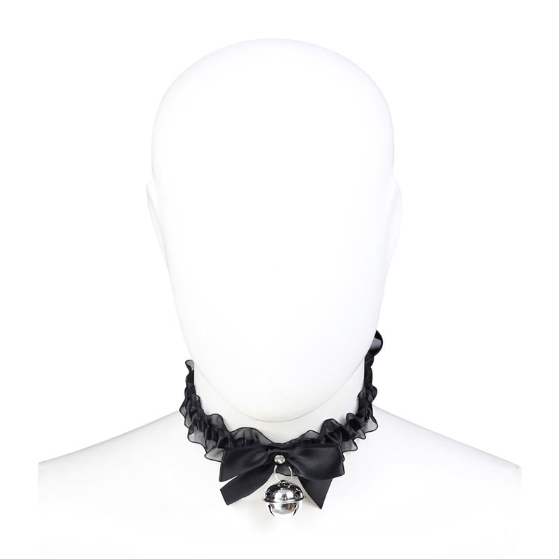 Collar with Bow Bell and Lace