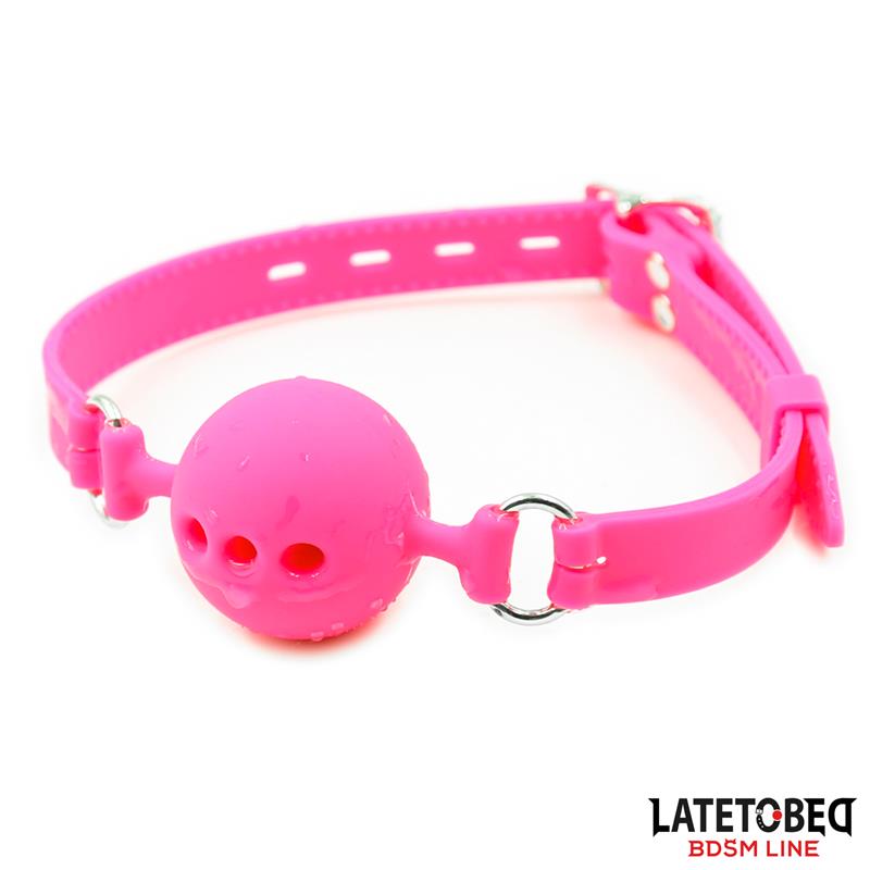 Breathable Silicone Ball Gag M 45 cm