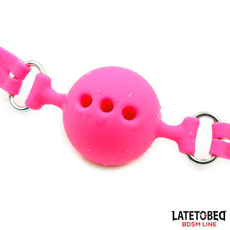 Breathable Silicone Ball Gag M 45 cm