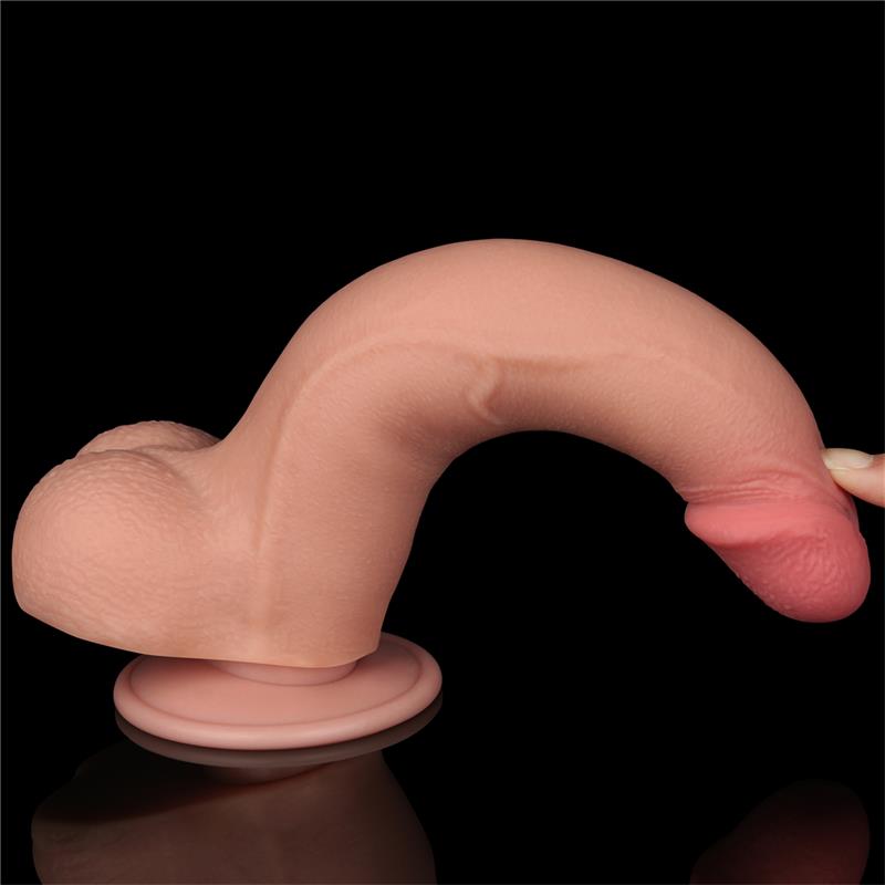 Sliding Skin Dual Layer Dildo 85