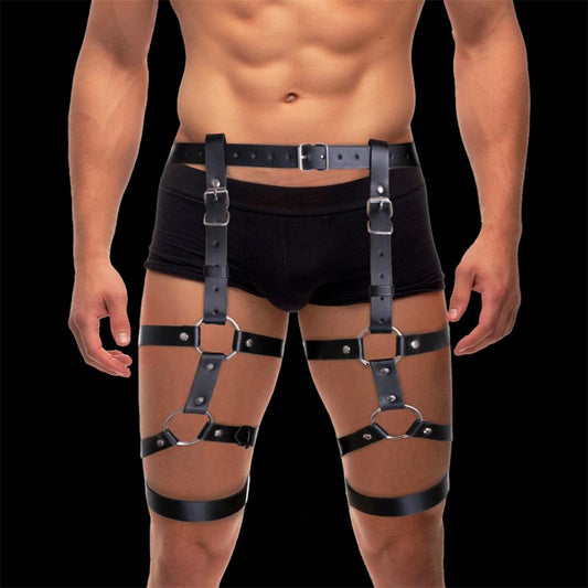 Fabian Leg and Waist Bondage Harness Adjustable