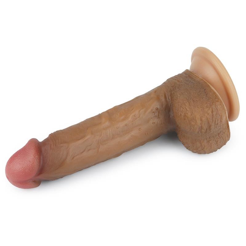 Dildo Nature 85 Liquid Silicone Brown