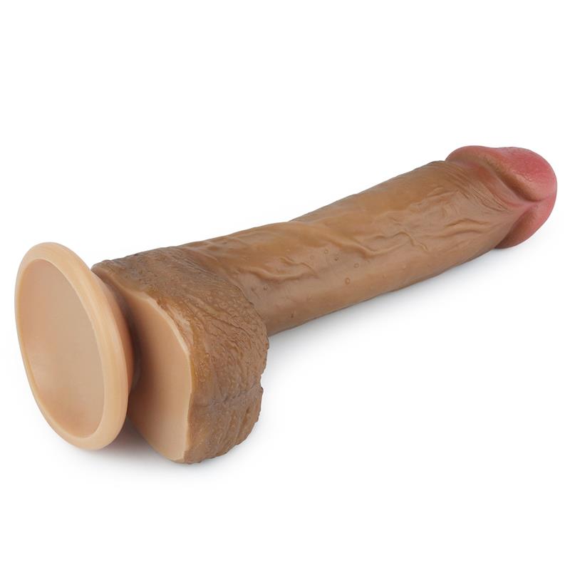 Dildo Nature 85 Liquid Silicone Brown