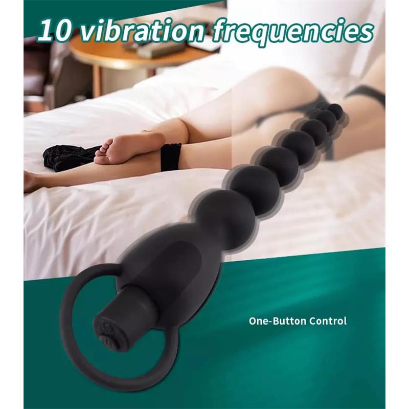 Marbe Anal Chain with Vibration USB Silicone