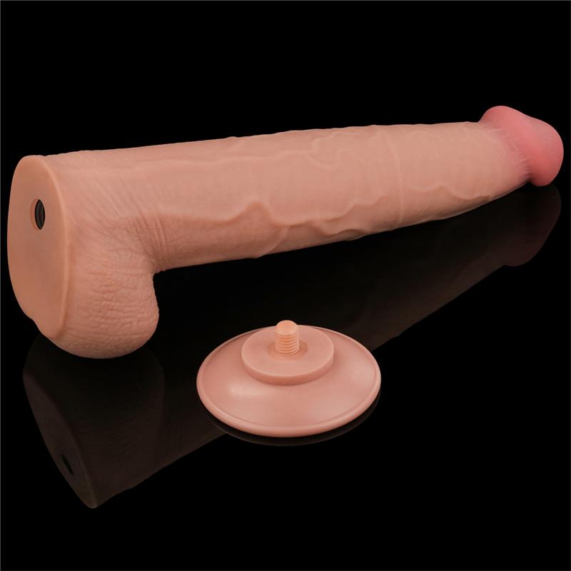 Dildo Dual Layer Sliding Skin 135