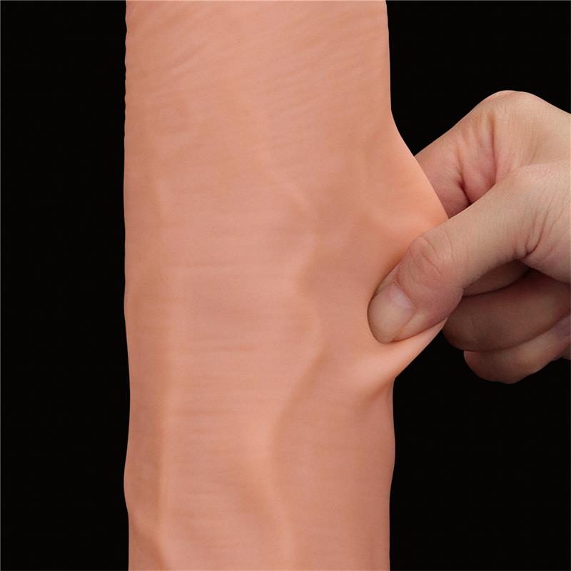 Dildo Dual Layer Sliding Skin 14