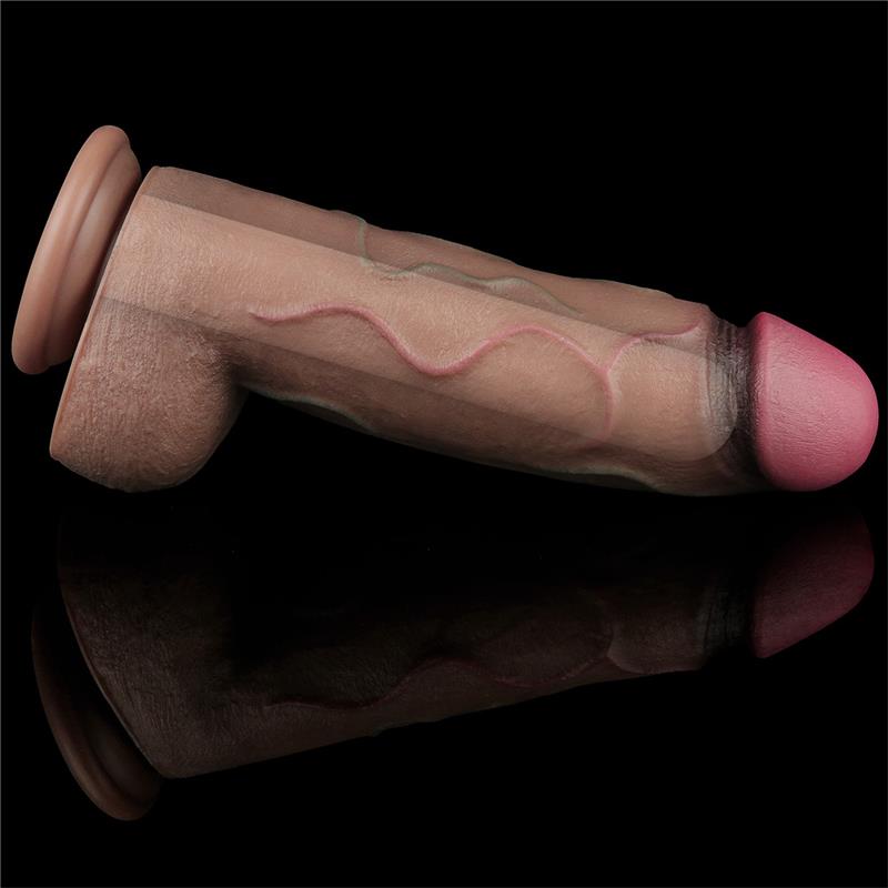 Dildo Dual Layered Silicone XXL 12