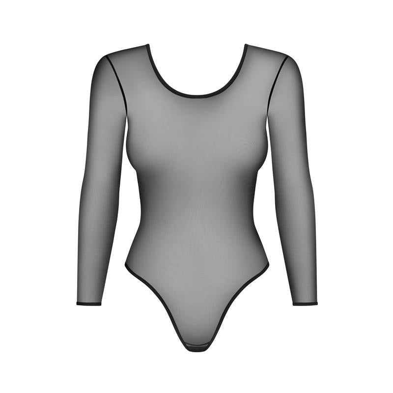 B124 Transparent Body with Long Sleeves