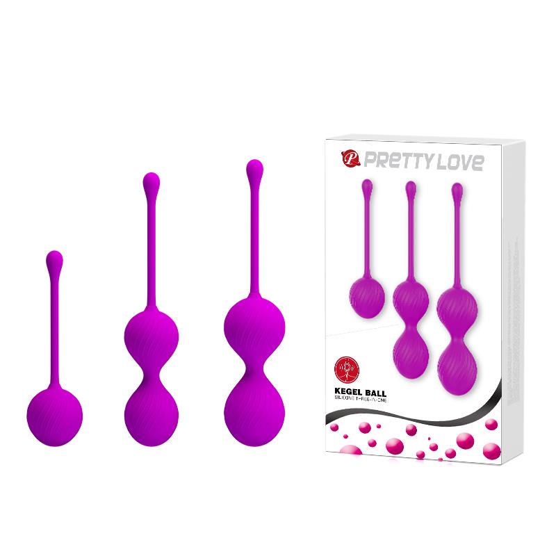 Pack 3 Kegel Balls Pink