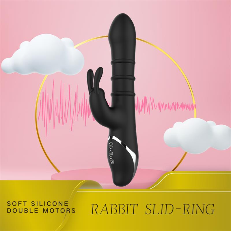 Reipo Vibrator with Up and Down Sliding Rings