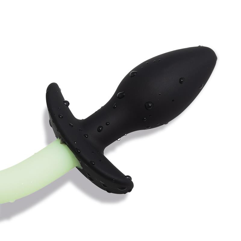 Glow in the Dark Dog Tail Butt Plug