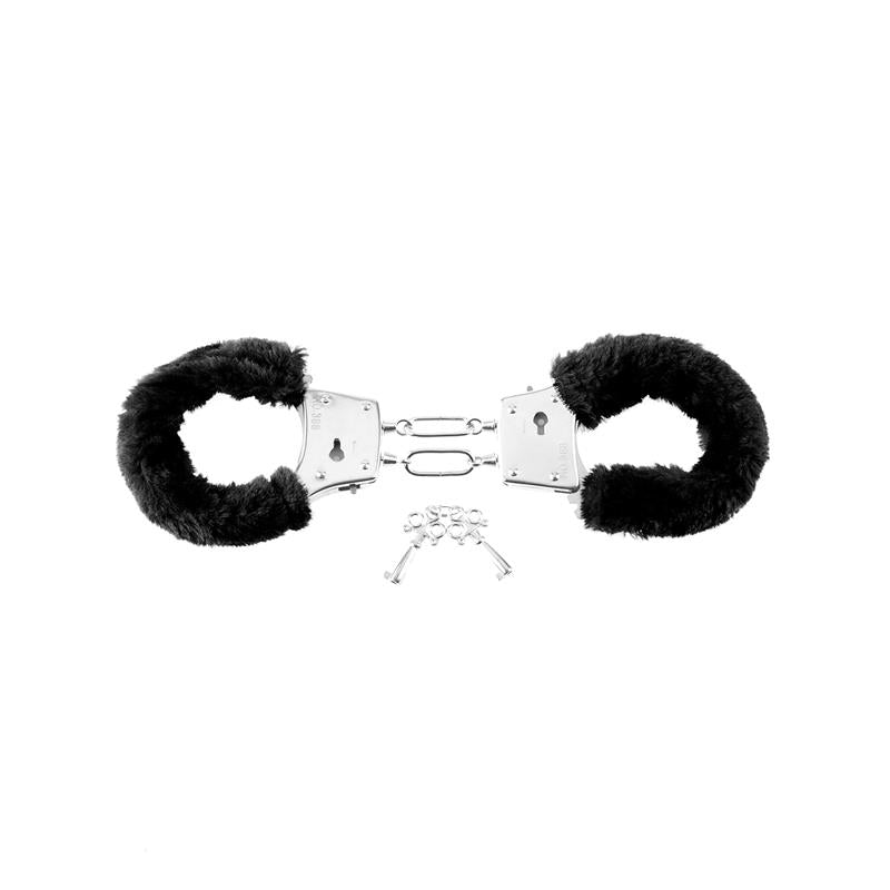 Beginners Furry Cuffs Black