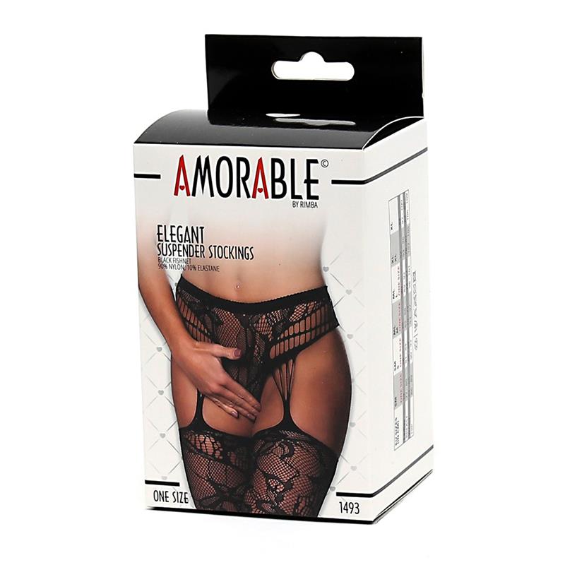 Fishnet Garter Belt One Size