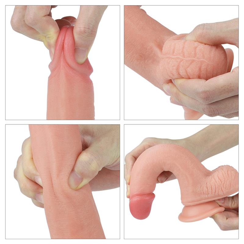 Dildo Nature 8 Liquid Silicone Flesh