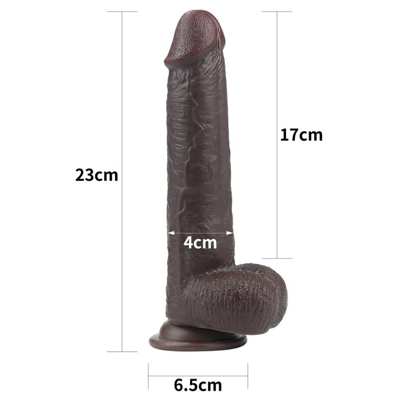 Dildo Sliding 9 Black