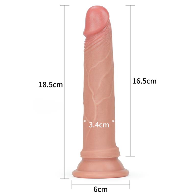 Dildo Nature 7 Liquid Silicone Flesh