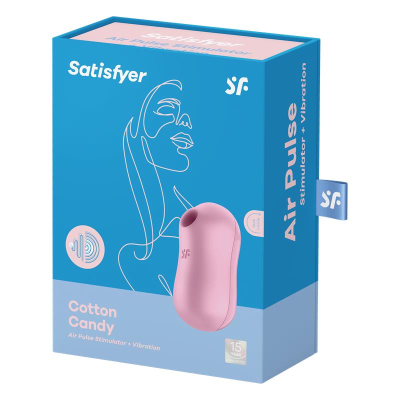 Cotton Candy Clitoris Sucker and Vibrator Lila