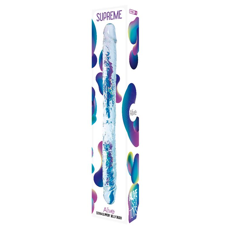 Supreme Double Dildo 385 cm Clear