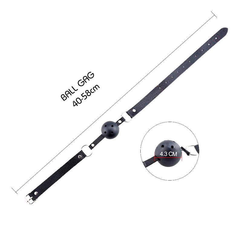 Secret Desires Black 8 Pieces BDSM