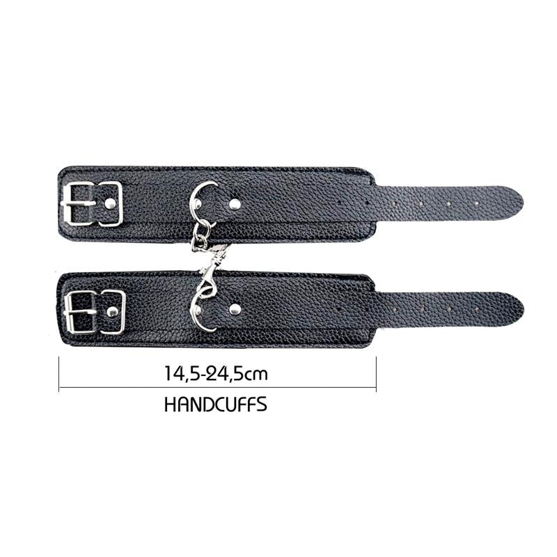 Secret Desires Black 8 Pieces BDSM