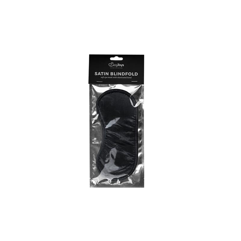 Black Satin Eye Mask