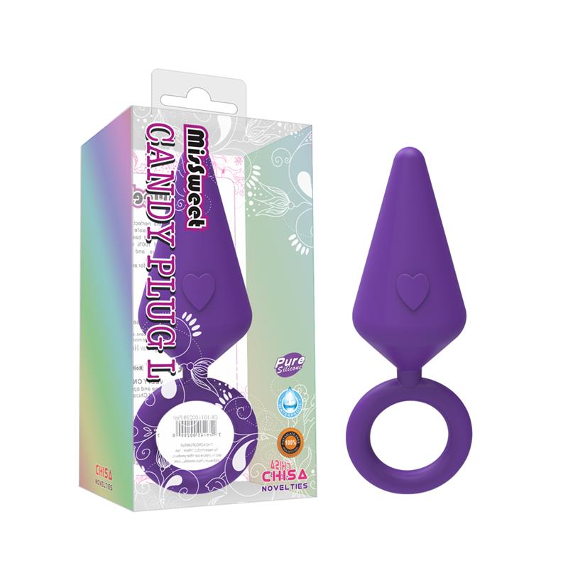 Butt Plug Candy Plug L Silicone Purple