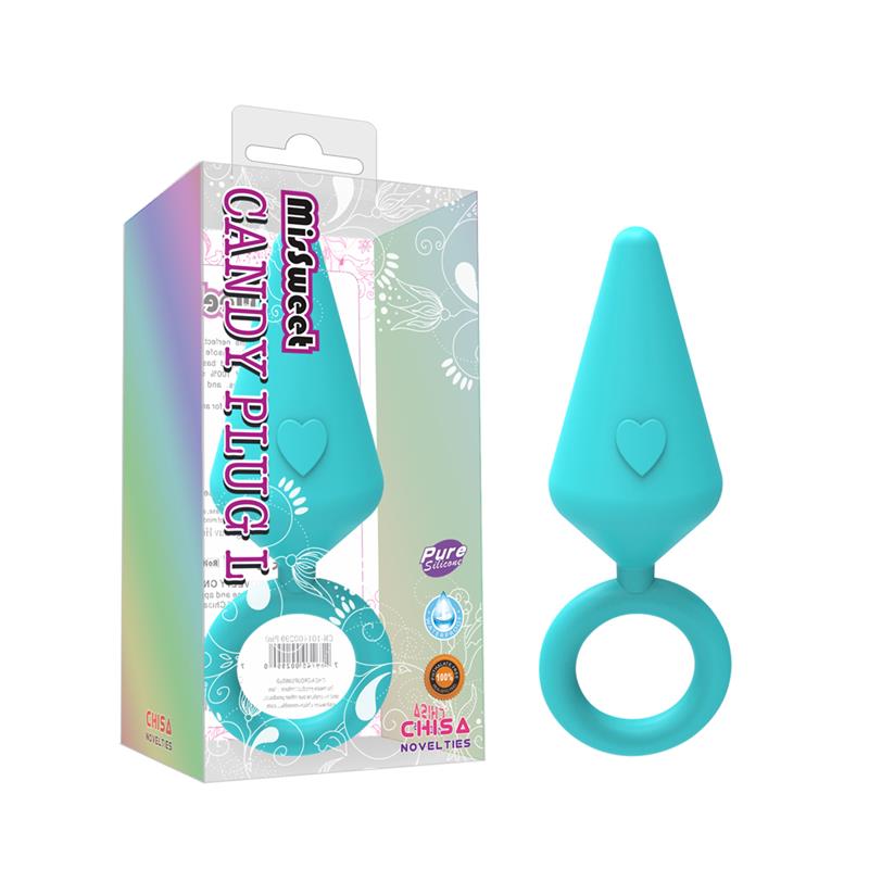 Butt Plug Candy Plug L Silicone Blue