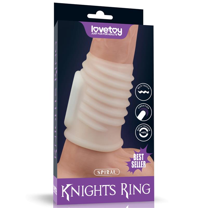 Vibrating Penis Sleeve Spiral Knights