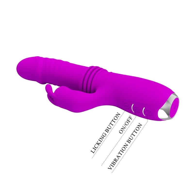 Dorothy Thrusting Vibrator USB Purple