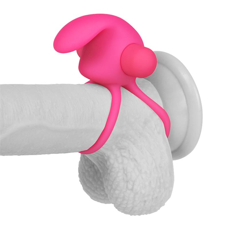 Double Vibrating Cockring Power Clit Duo Pink