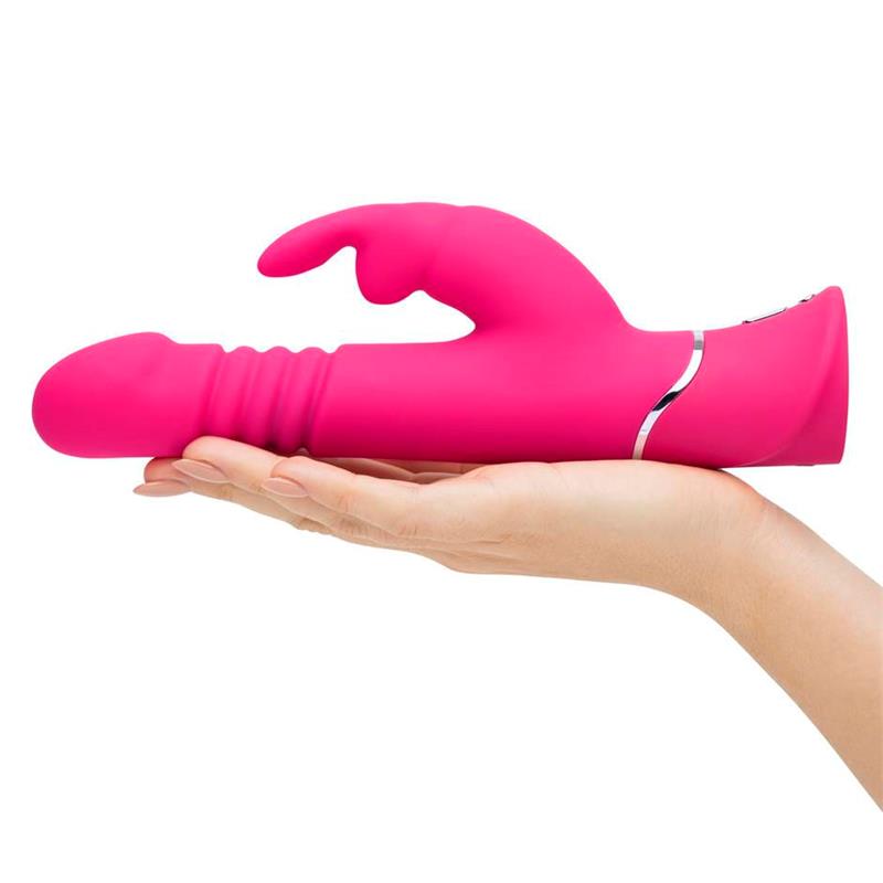 Vibrador Thrusting Realistic USB Pink