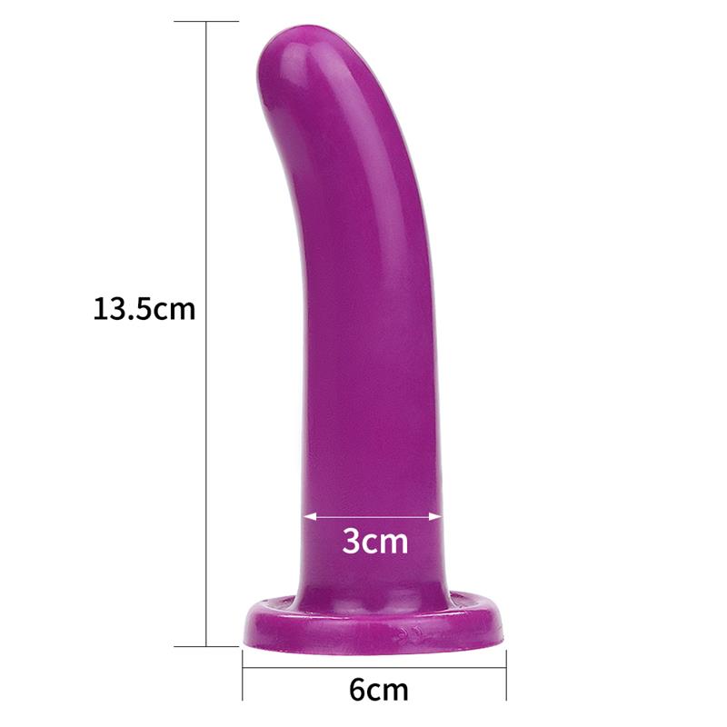 Stimulator Holy Dong 55 Liquid Silicone Purple