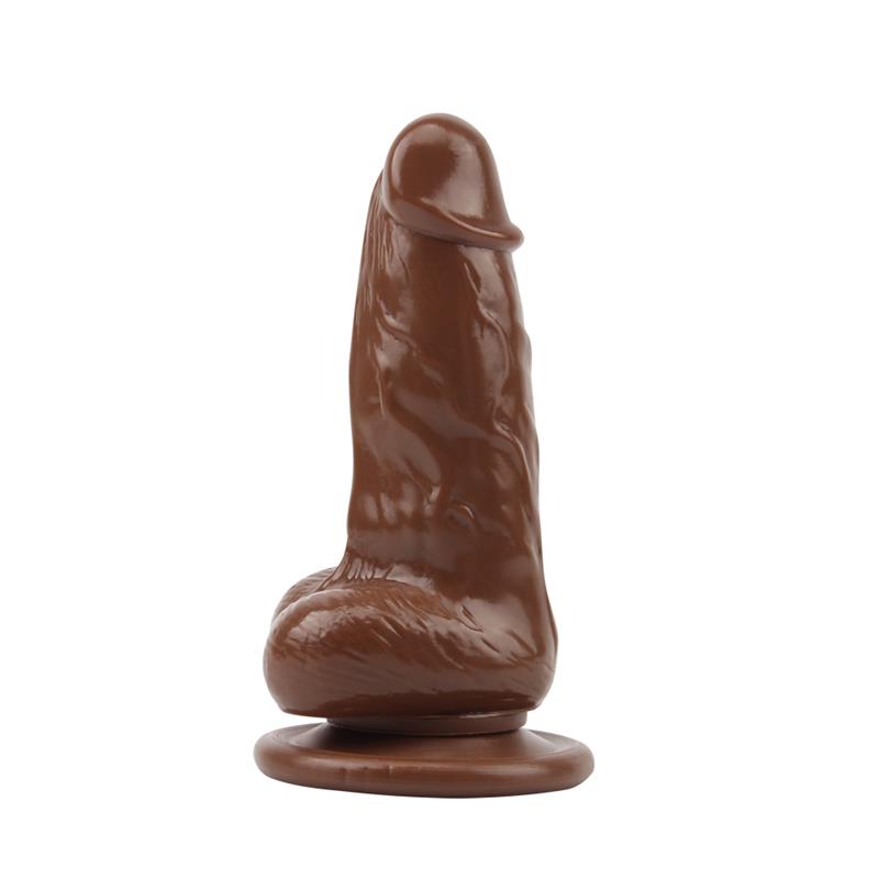 Dildo Jumbo Jack 6 Vibrating Dildo Brown