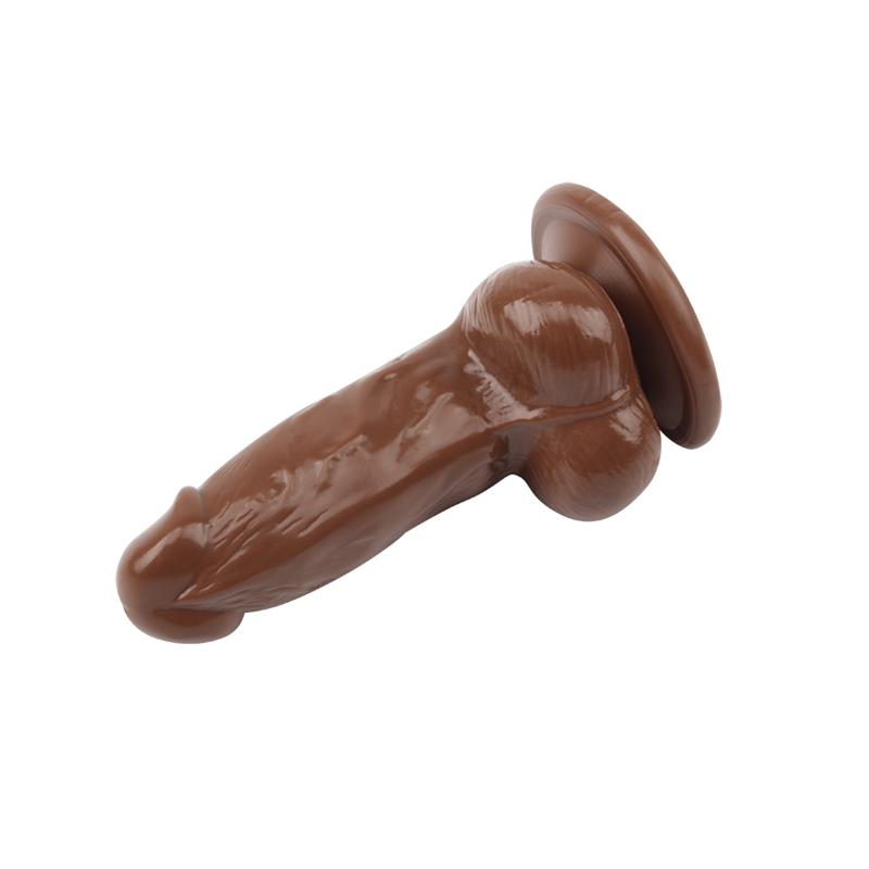 Dildo Jumbo Jack 6 Vibrating Dildo Brown