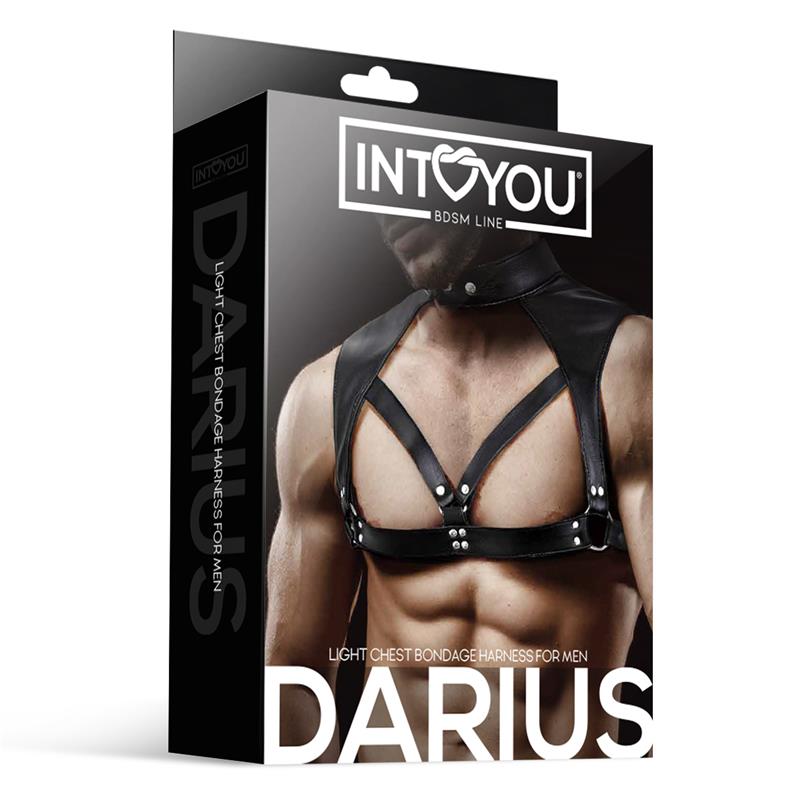 Darius Chest Bondage Harness for Men Vegan Leather