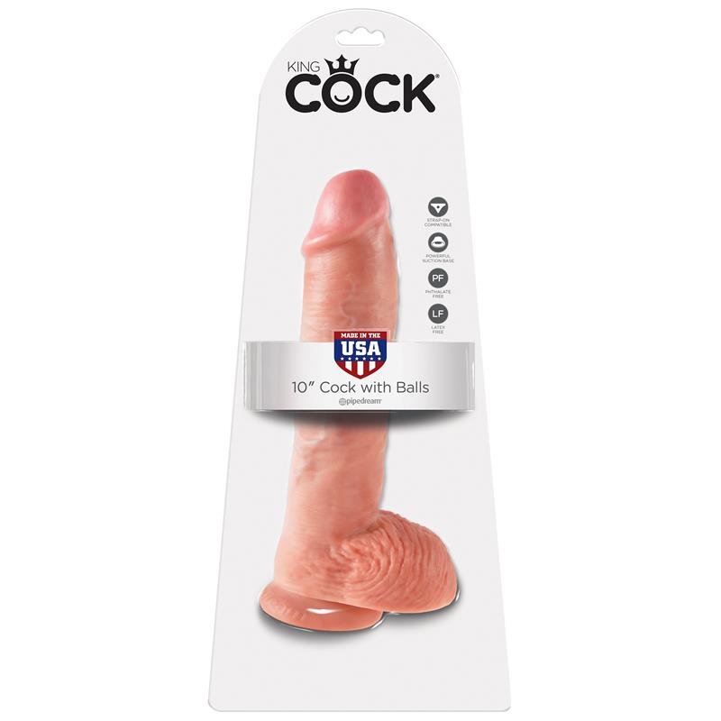 King Cock Cock with Balls 10 Flesh